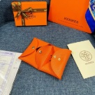 wallet Hermes Beige Size 10x6cm