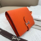 wallet Hermes bifold wallet White Size 12x10cm