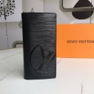 wallet Louis Vuitton Epi Long Wallet Black Size 19x10cm