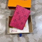 wallet Louis Vuitton Red Size 8x11cm