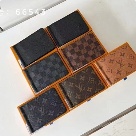 wallet Louis Vuitton compact wallet Black Size 12x8cm