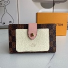 wallet Louis Vuitton compact zip wallet Brown Size 13x9cm