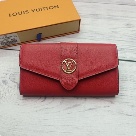 wallet Louis Vuitton flap wallet Red