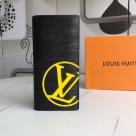 wallet Louis Vuitton long wallet Black Size 10x19x2cm