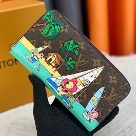 wallet Louis Vuitton long zip wallet Brown Size 19.5x10.5x2.5cm