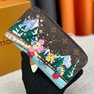 wallet Louis Vuitton zip around wallet Brown Size 19.5x10.5x2.5cm