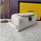 bag Fendi cosmetic bag Beige Size 25x17x13cm