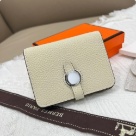 wallet compact wallet Beige Size 10x8cm