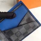 wallet long bi fold wallet Blue Size 11x9cm