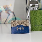 card holder Gucci GG pattern card holder Blue Size 10x7cm