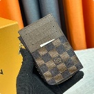 card holder Louis Vuitton Damier Ebene Brown Size 13x18x1cm