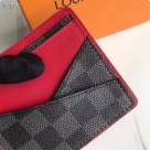 card holder Louis Vuitton Damier Graphite Black Size 11x9cm