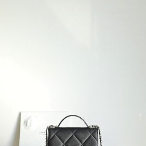 Chanel Black Caviar Leather Flap Bag