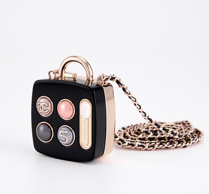 Chanel Black Hard Case Mini Bag