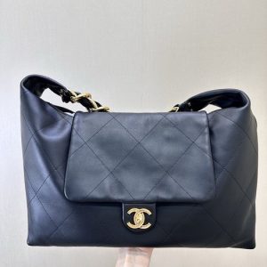Chanel Black Leather Waist Bag