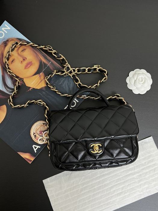Chanel Black Quilted Leather Flap Bag