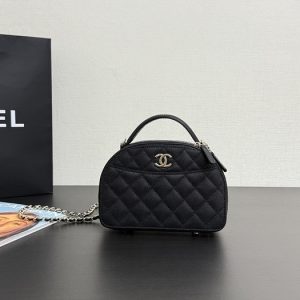 Chanel Black Quilted Leather Mini Bag