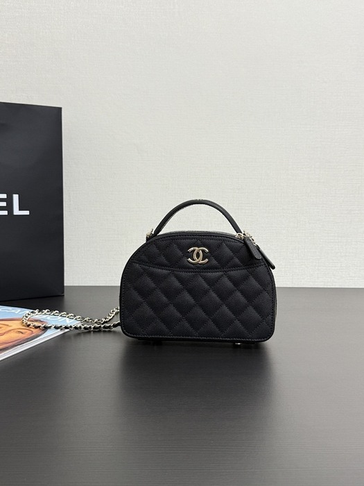 Chanel Black Quilted Leather Mini Bag