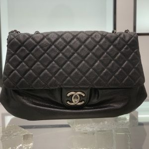 Chanel Black Quilted Leather Shoulder Bag
