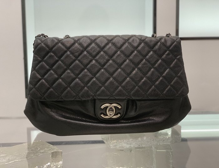 Chanel Black Quilted Leather Shoulder Bag
