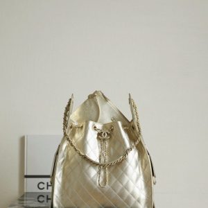 Chanel Metallic Gold Shoulder Bag