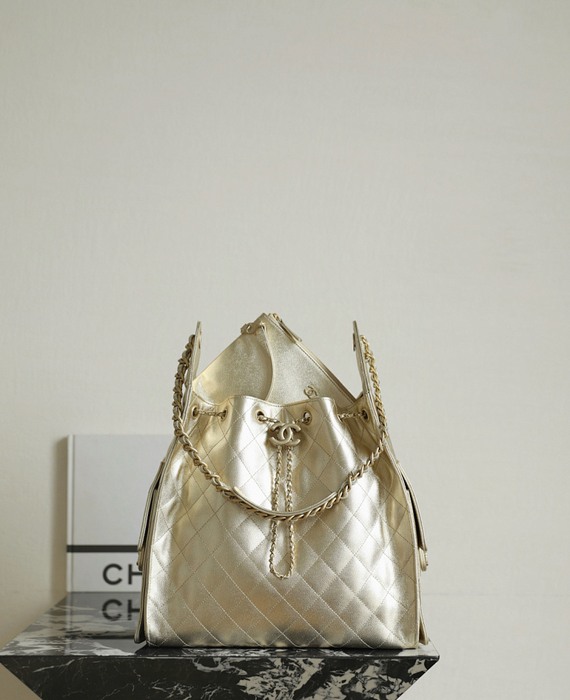 Chanel Metallic Gold Shoulder Bag