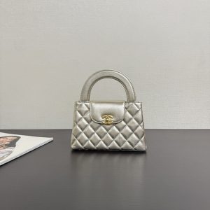 Chanel Mini Quilted Leather Top Handle Bag 001
