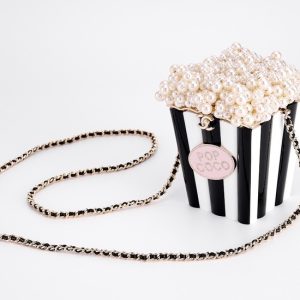 Chanel Pearl Embellished Popcorn Box Bag