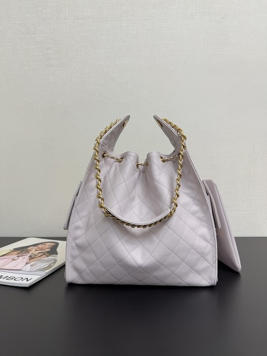 Chanel Quilted Drawstring Shoulder Bag