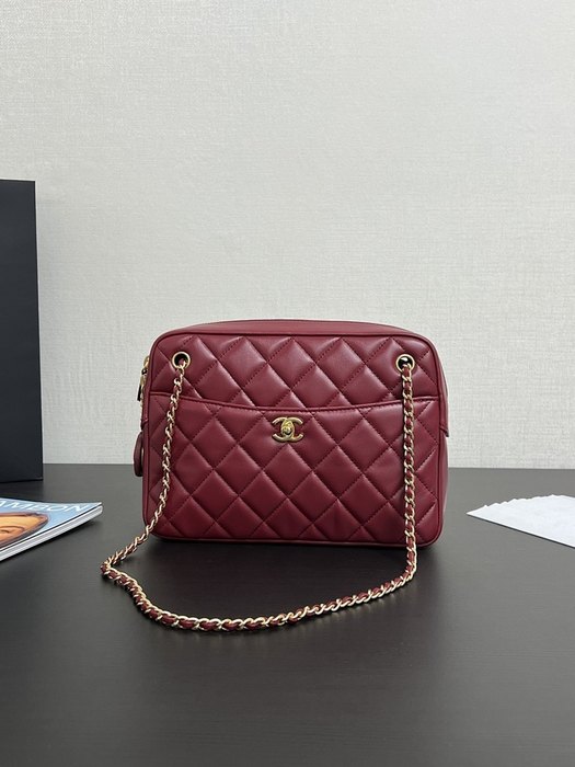 Chanel Quilted Lambskin Crossbody Bag