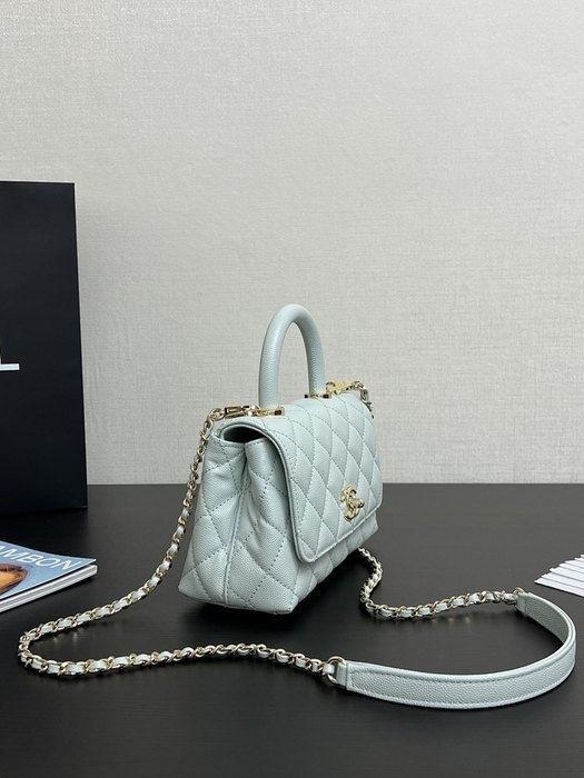 Chanel Quilted Mini Top Handle Bag