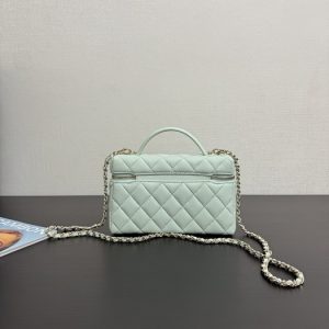 Chanel Small Quilted Leather Top Handle Bag