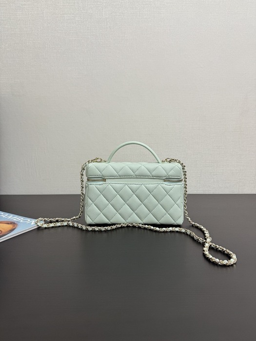 Chanel Small Quilted Leather Top Handle Bag