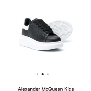Alexander McQueen Kids Chunky Sole Trainers, Black White, Le