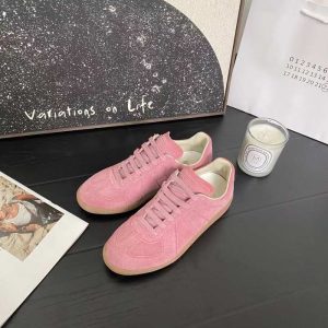 MaisonMargiela Burgundy Yupoo Men shoes Top quality Size 35-46