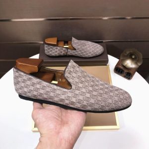 BottegaVeneta-Intrecciato-Gucci-loafers-Grey