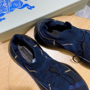 Burberry-Arthur-High-top-Knit-Sneaker-Navy