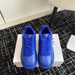 Burberry-Block-Low-top-Leather-Sneakers-Blue