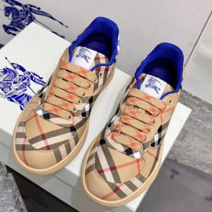 Burberry-Vintage-Check-Low-top-Lace--Beige