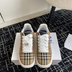 Burberry-Vintage-Check-Low-top-Lace--Tan