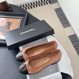 Chanel Tan Women shoes Yupoo 1:1