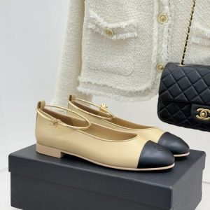 Chanel Beige Women shoes Yupoo 1:1