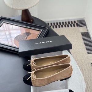 Chanel Beige Women shoes Yupoo 1:1