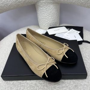 Chanel Tan Women shoes Yupoo 1:1