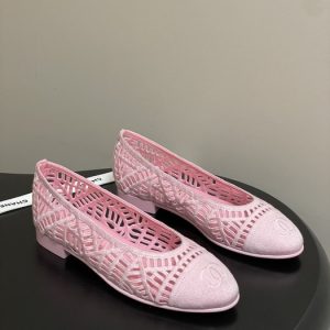 Chanel Burgundy Women shoes Yupoo 1:1