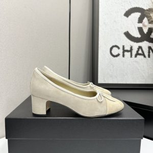 Chanel Beige Women shoes Yupoo 1:1