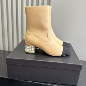 Chanel Beige Women shoes Yupoo 1:1