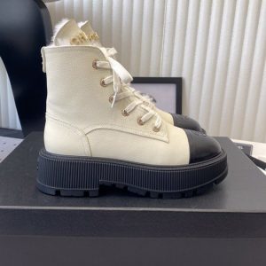 Chanel Navy Women shoes Yupoo 1:1