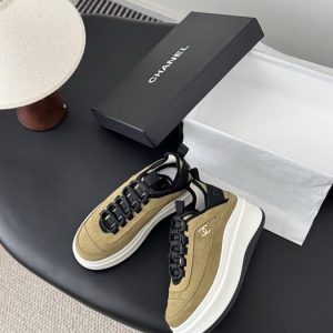 Chanel Tan Women shoes Yupoo 1:1