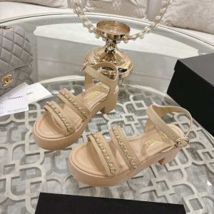 Chanel Beige Women shoes Yupoo 1:1